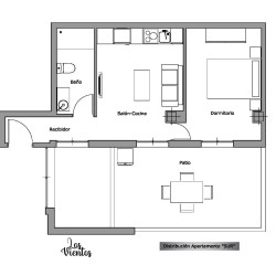 Plano del apartamento