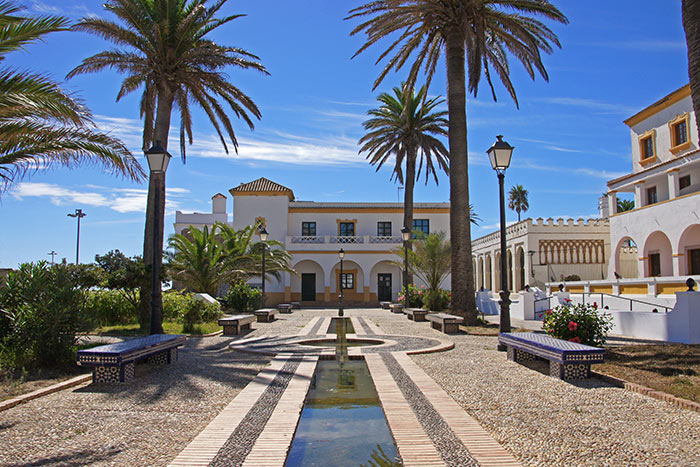 Plaza de Sanata maría en Tarifa