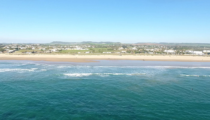 Olas perfectas para practicar surf en El Palmar