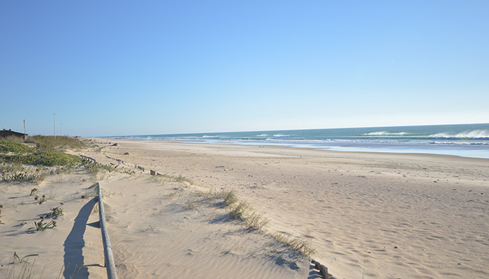 Vistas de la playa del Palmar en Vejer